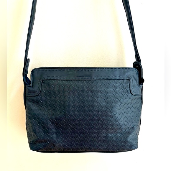 Genesis Basket Weave Woven in Midnight Blue - Picture 3 of 9